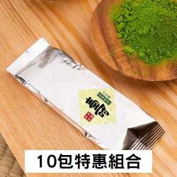圖片-【極真抹茶】壽：JAS認證京都抹茶粉 (30g 鋁箔袋x10)