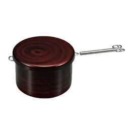 圖片-【日本山中塗】櫻花木紋茶篩座組